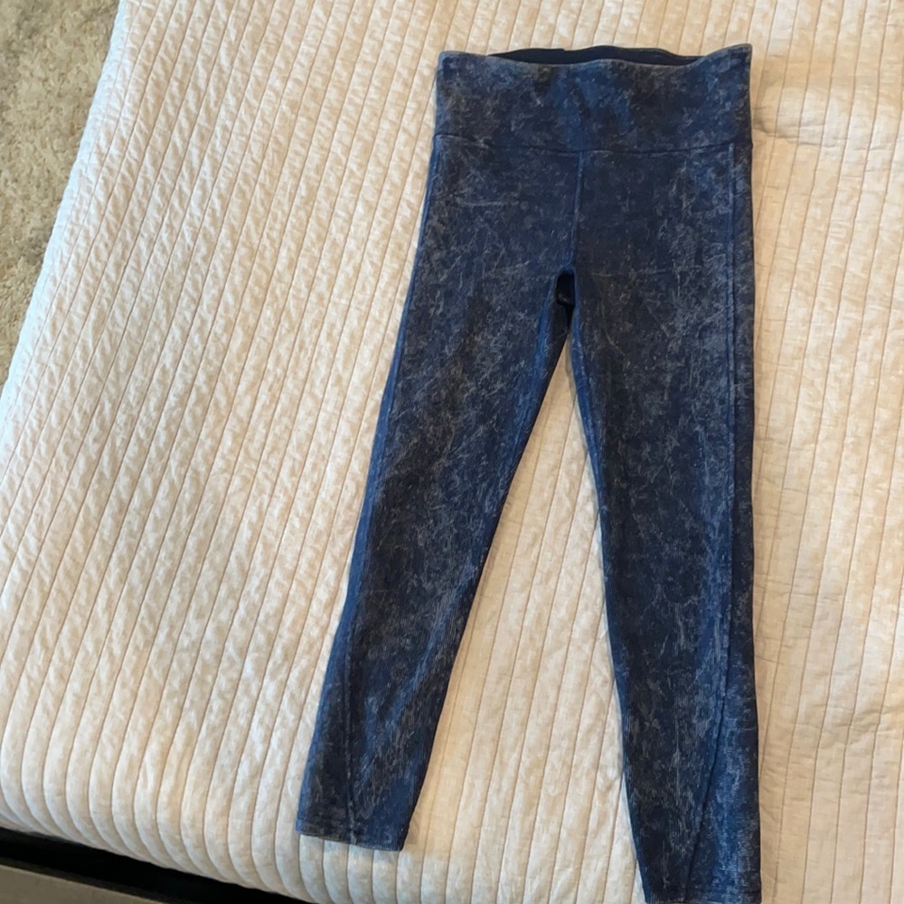 Gapfit High Rise Blackout Ribbed 7/8 leggings